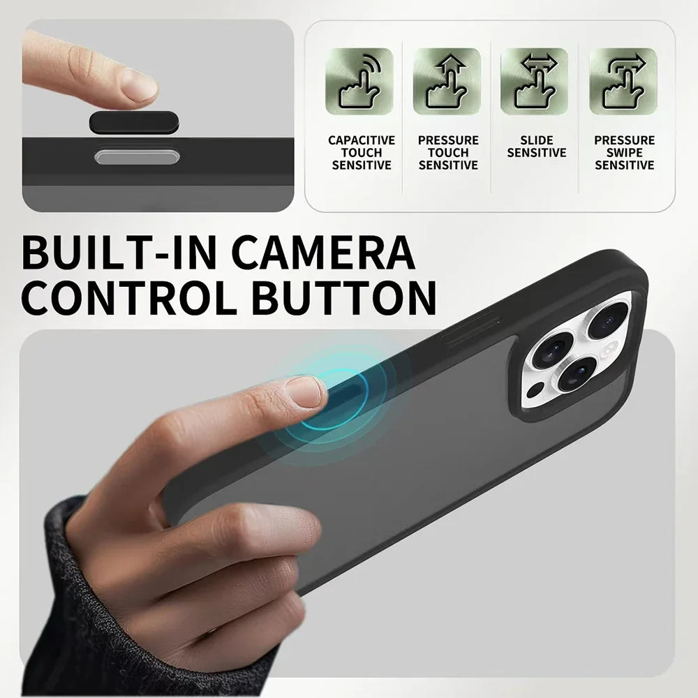 16 PRO MAX iPhone Case With Camera AI Button