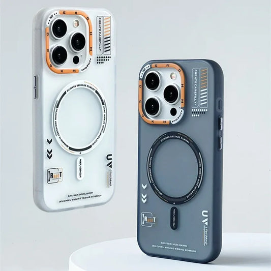 Matte Skin Magnetic Suction Suitable for IPhone 15 Promax Iphone Case IPhone 14  16 Couple Silicone Soft Minimalist Trendy Brand